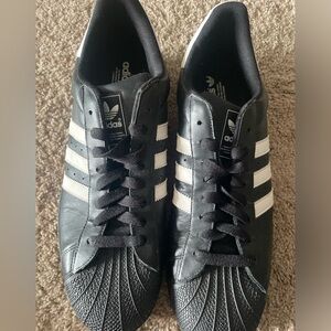 Adidas black mens shoes
